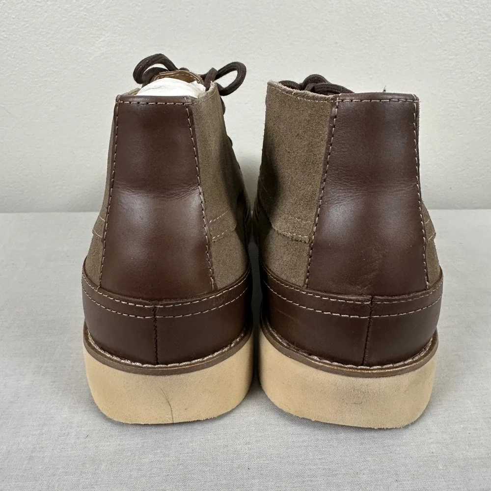 Dockers Men's 11 Calgary Taupe Suede Moc Toe Chukka Boots 90-32232